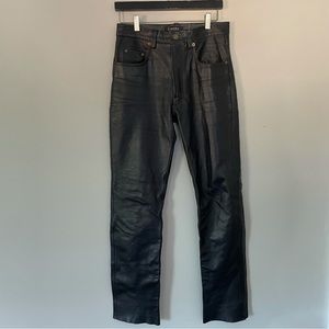 Lucky Leather Inc. Men’s Black Genuine Leather Pants • Size 30